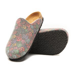 Favor-Pr MC4 Printed Wool Clog Slipper // Multicolor (Euro: 37)