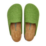 Favor Wool Clog Slipper // Green (Euro: 39)