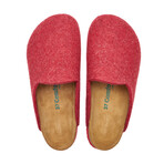 Favor Wool Clog Slipper // Red (Euro: 43)