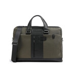 Piquadro Brief 2 Briefcase 15″ // Green