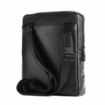 Piquadro Finn Shoulder Bag 10″ // Black