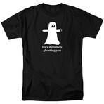 He's Definitely Ghosting You // Black (2XL)