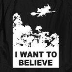 I Want To Believe Witch // Black (2XL)