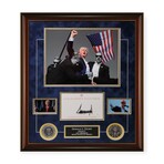 Donald Trump // Autographed Cut + Framed // v.2