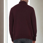 Turtleneck Sweater // Burgundy (S)