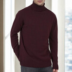 Turtleneck Sweater // Burgundy (S)