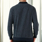 Contrast Polo Sweater // Dark Blue (M)