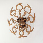 Kinetic Wall Art Sculpture Ornate Geometric // Model 2