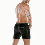 Plush Velvet Short // Black (L)