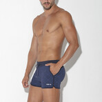 Geo Micro Short // Navy (L)