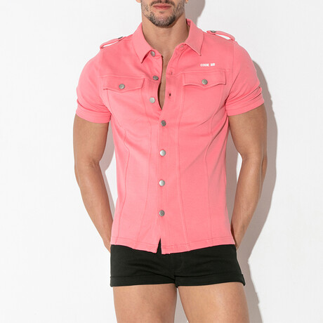 Stretch Shirt // Pink (L)