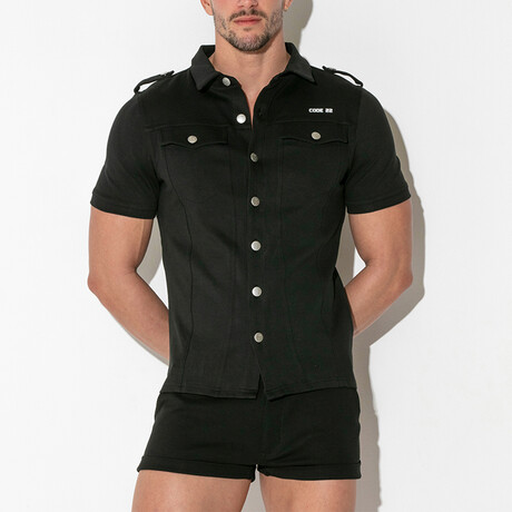 Stretch Shirt // Black (L)