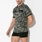 Stretch Shirt // Camo Grey (L)