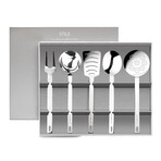 Stile Kitchen Tools with Box // 5 Pcs. (Gold)