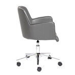 Sunny Pro Office Chair (Gray + Chrome Base)