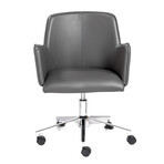 Sunny Pro Office Chair (Gray + Chrome Base)