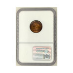 1895 P ERROR Indian Head Penny  NGC MS 63 RB  # 002