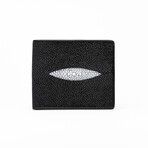 Stingray Leather Vallo Wallet // Black