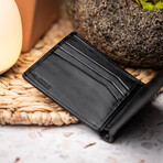 Stingray Leather Vallo Wallet // Black