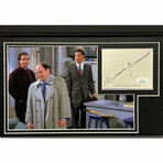 Michael Richards Seinfeld Signed License Plate Framed Collage