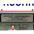 Michael Richards Seinfeld Signed License Plate Framed Collage