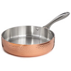 BergHOFF Vintage Tri-Ply Copper 9.5" Deep Skillet // Hammered