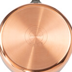 BergHOFF Vintage Tri-Ply Copper 8" Deep Skillet // Polished