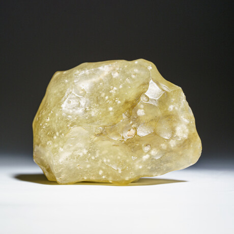 Genuine Natural Libyan Desert Glass // 100 g  in Display Box