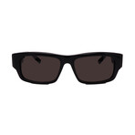 Balenciaga // Men's // BB0261SA 001 Square Sunglasses // Black White + Gray