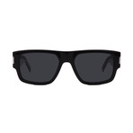 Saint Laurent // Men's // SL659 001 Square Sunglasses // Black Silver + Gray