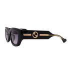 Gucci // Ladies // GG1558SK 001 Square Sunglasses // Black Gold + Gray