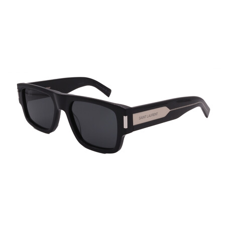 Saint Laurent // Men's // SL659 001 Square Sunglasses // Black Silver + Gray