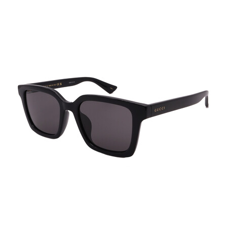 Gucci // Unisex  // GG1582SK 001 Square Sunglasses // Black  + Gray