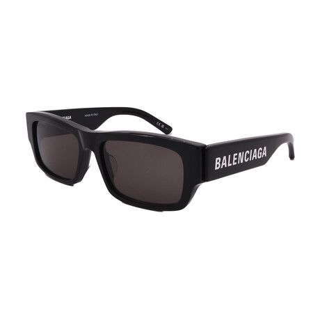 Balenciaga // Men's // BB0261SA 001 Square Sunglasses // Black White + Gray