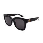 Gucci // Unisex // GG1338S 001 Square Sunglasses // Black + Grey