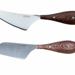 BergHOFF Aaron Probyn 3pc Cheese Knife and Bamboo Cutting Board Set // Two-toned