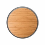 Leo 14.25" Bamboo Cutting Board + Plate