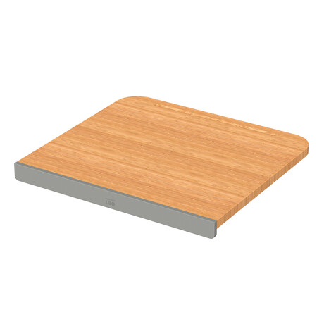 Leo Bamboo Rect Cutting Board & Tablet Stand  // 17.7"L x 15.75"W