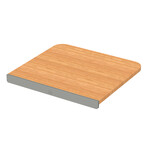 Leo Bamboo Rect Cutting Board & Tablet Stand  // 17.7"L x 15.75"W