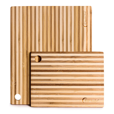 EarthChef 2pc Bamboo Prep Board