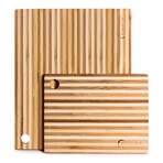 EarthChef 2pc Bamboo Prep Board