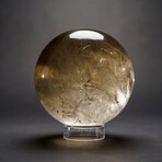 Genuine Polished Smoky Quartz Sphere from Brazil // 4.5"// 4 lbs