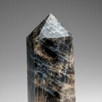 Genuine Polished Black Moonstone Point // 0.8 lbs