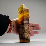 Genuine Polished Yellow Fluorite Point from Argentina // 2.2 lbs