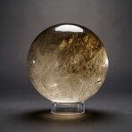 Genuine Polished Smoky Quartz Sphere from Brazil // 4.5"// 4 lbs