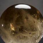 Genuine Polished Smoky Quartz Sphere from Brazil // 4.5"// 4 lbs