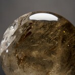 Genuine Polished Smoky Quartz Sphere from Brazil // 4.5"// 4 lbs