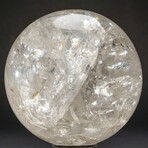 Genuine Polished Clear Quartz Sphere // 5.5"// 7 lbs