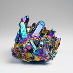 Genuine Rainbow Aura Quartz Crystal Cluster // 442.9 grams