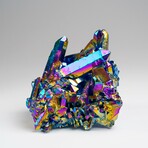 Genuine Rainbow Aura Quartz Crystal Cluster // 442.9 grams